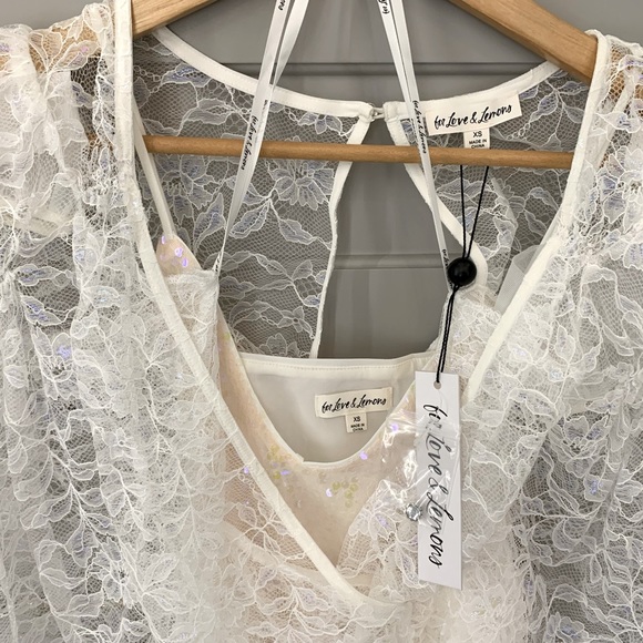 For Love & Lemons Louvre Dress XS NWT - Picture 9 of 11